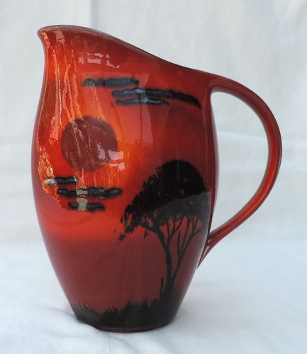 Poole pottery african sky - african, jug